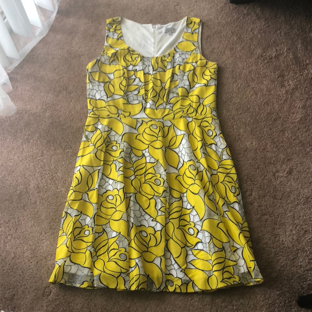 Yellow Floral Dress